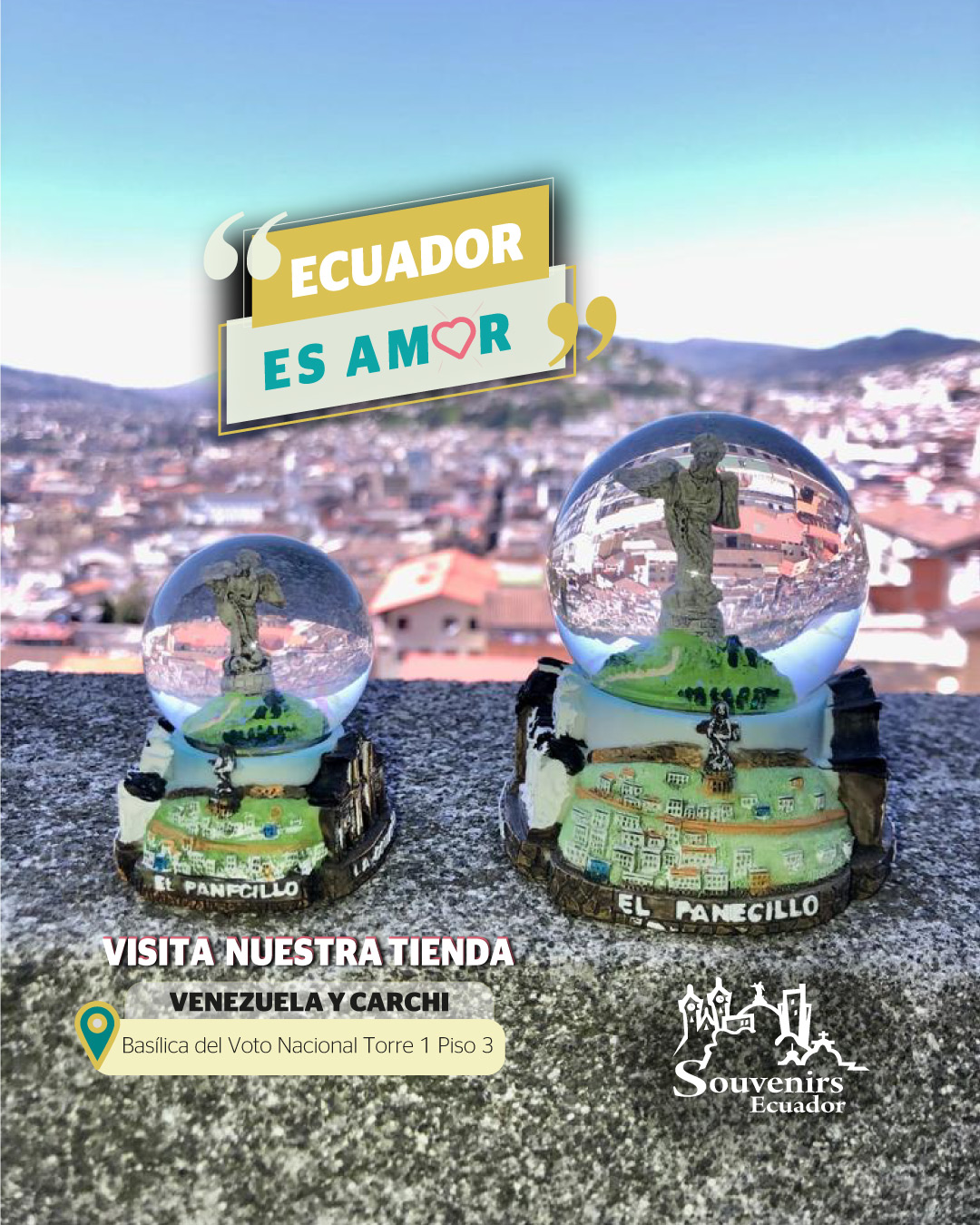 Souvenir Esfera Panecillo