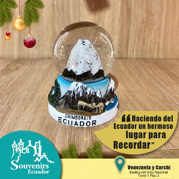 Esfera Cristial Volcanes Ecuador